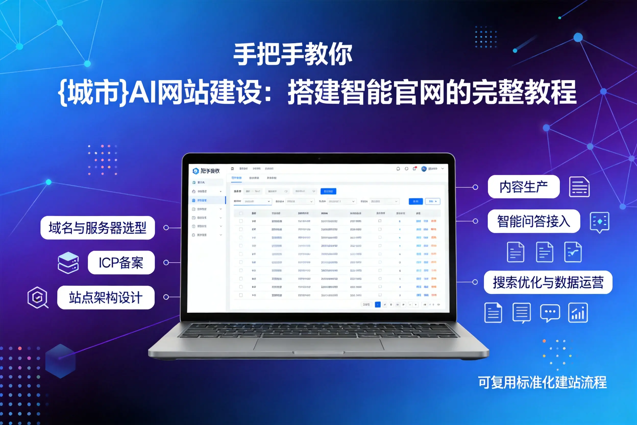 手把手教你衢州AI网站建设：搭建智能官网的完整教程