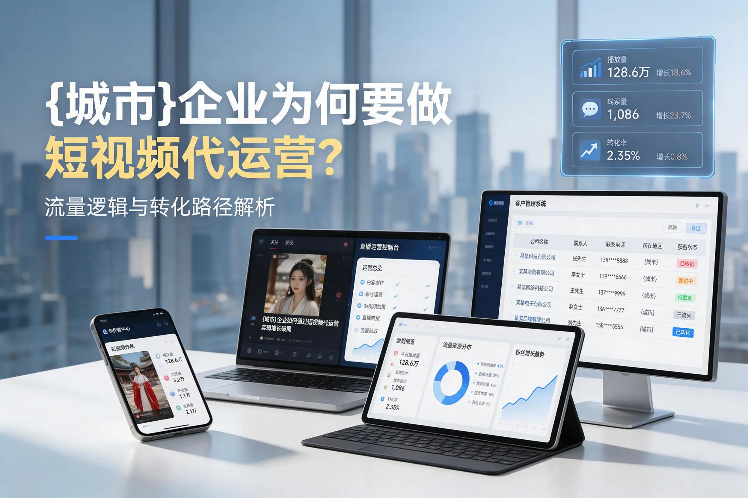 衢州企业为何要做短视频代运营?流量逻辑与转化路径解析