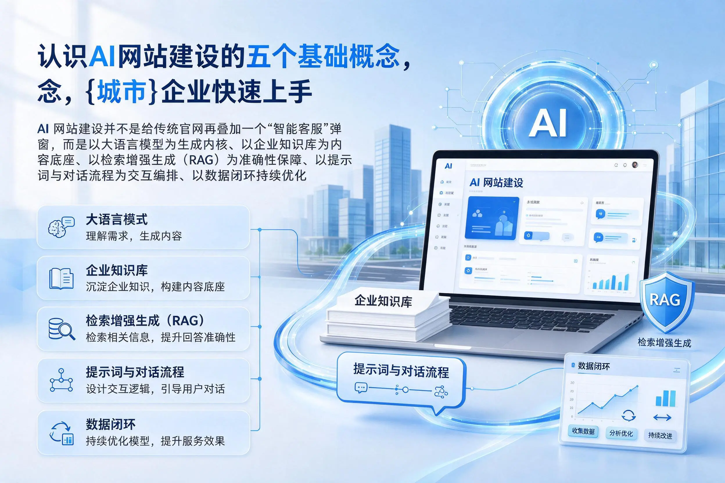 认识AI网站建设的五个基础概念，衢州企业快速上手