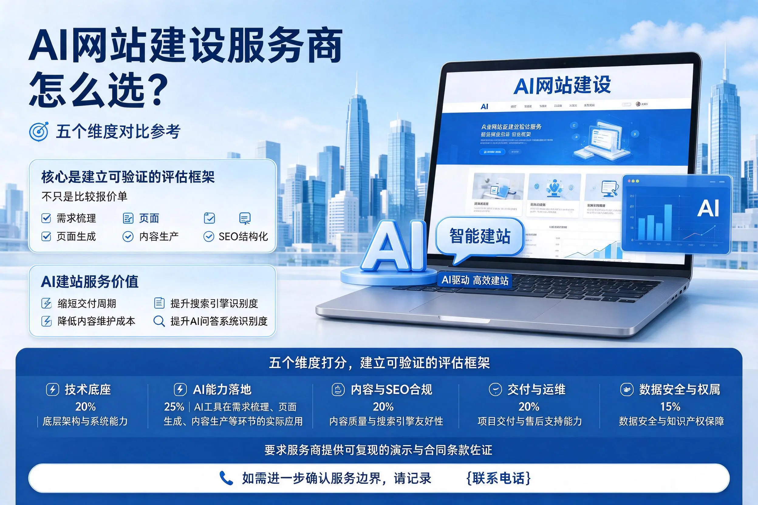 衢州AI网站建设服务商怎么选？五个维度对比参考